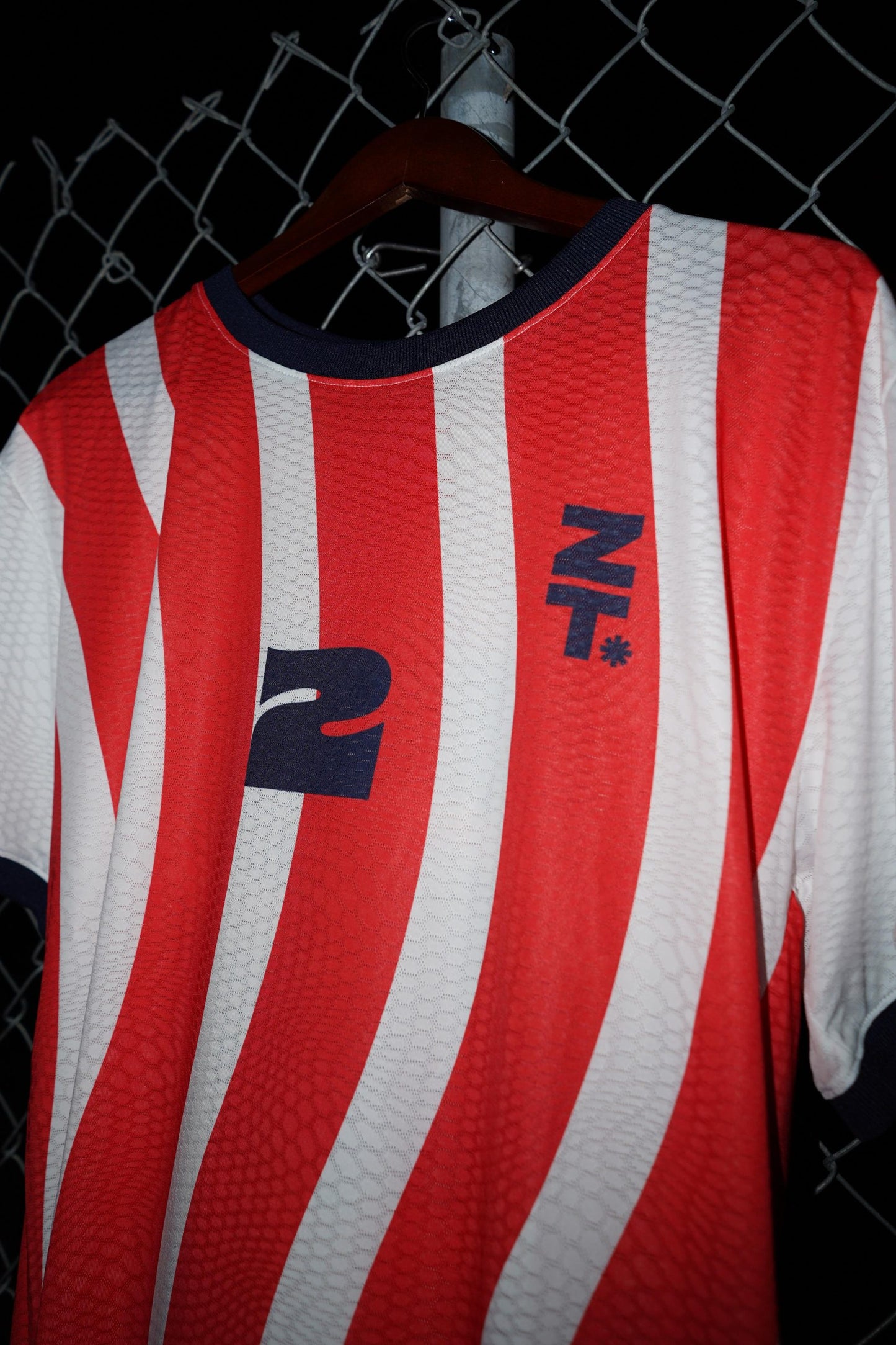 Nations Tee America close-up on a hanger, Z2 crest.