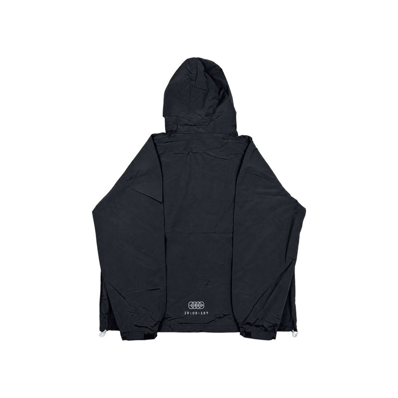 Outlast Anorak Obsidian back