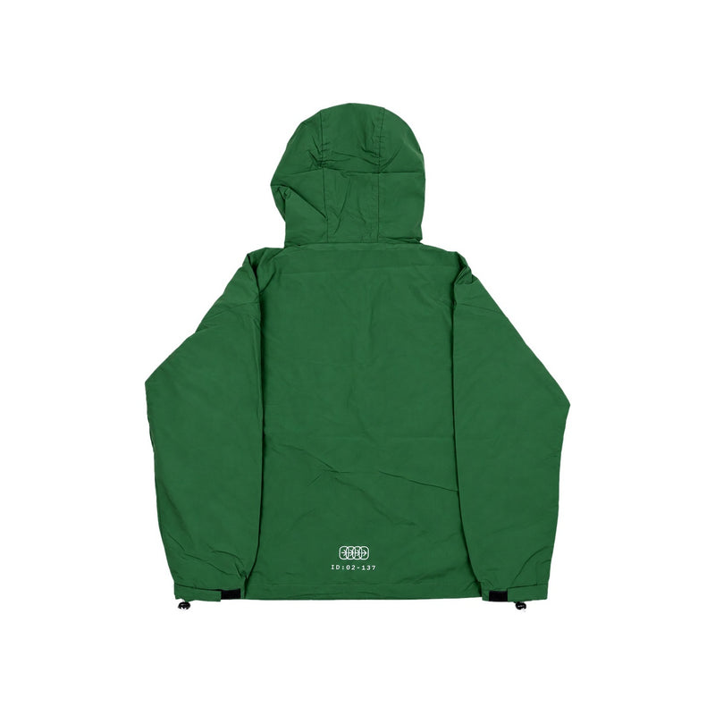 Outlast Anorak Forest back