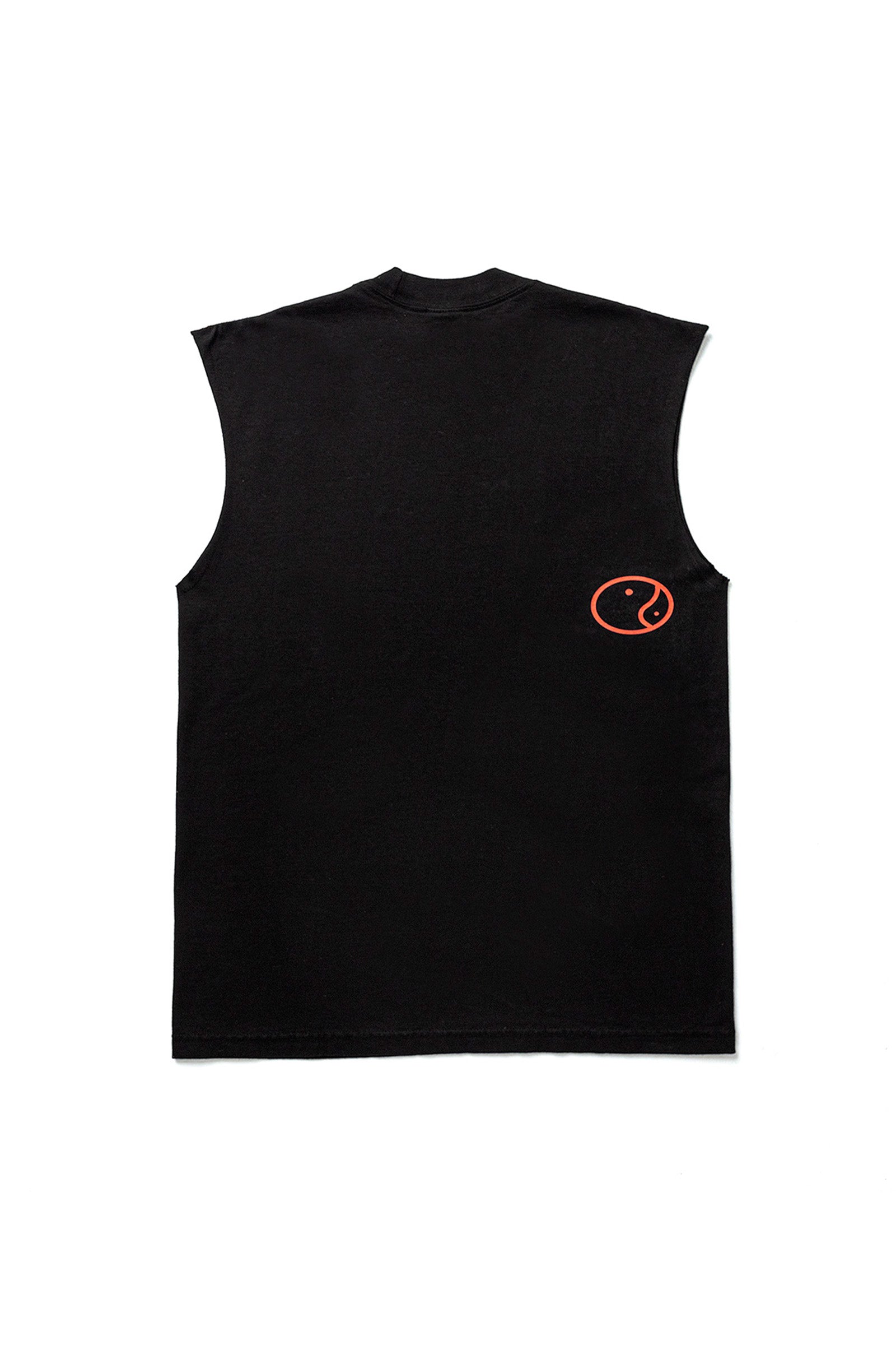 The back of the black Axis Tank laid flat, with a small red Z2 mark at the shoulder.