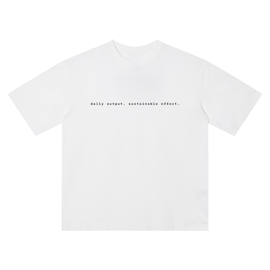 Steady Dose Tee White front