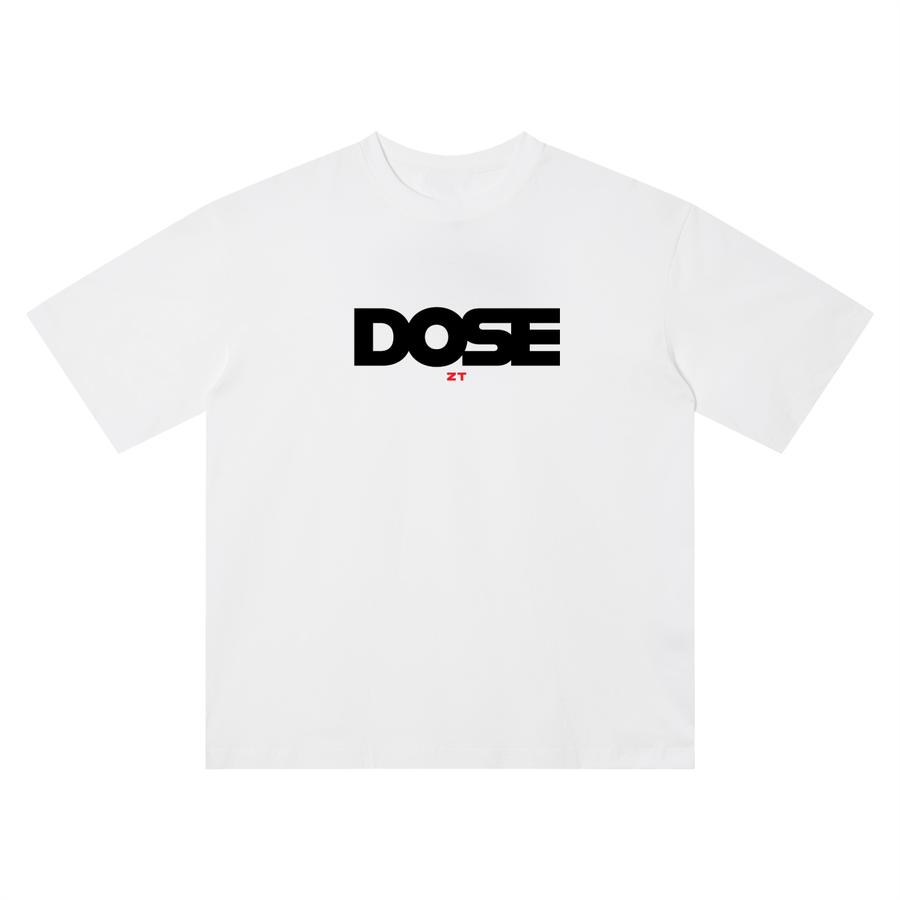 Dose Mark Tee White front